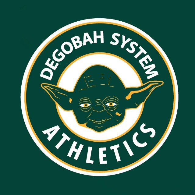 Oakland Athletics Star Wars Logo iron on transfers